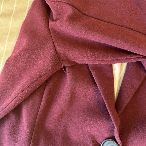 A Byer Blazer Size Large Purple Single Button Rayon Polyester Blend - Picture 9 of 9